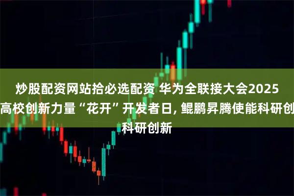 炒股配资网站拾必选配资 华为全联接大会2025丨高校创新力量“花开”开发者日, 鲲鹏昇腾使能科研创新