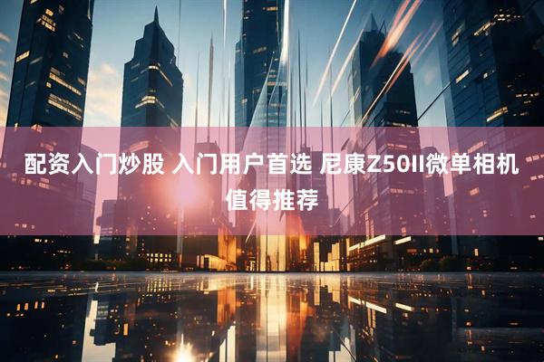 配资入门炒股 入门用户首选 尼康Z50II微单相机值得推荐
