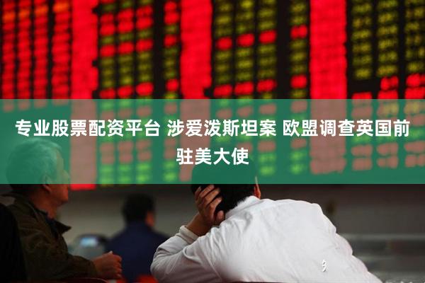 专业股票配资平台 涉爱泼斯坦案 欧盟调查英国前驻美大使